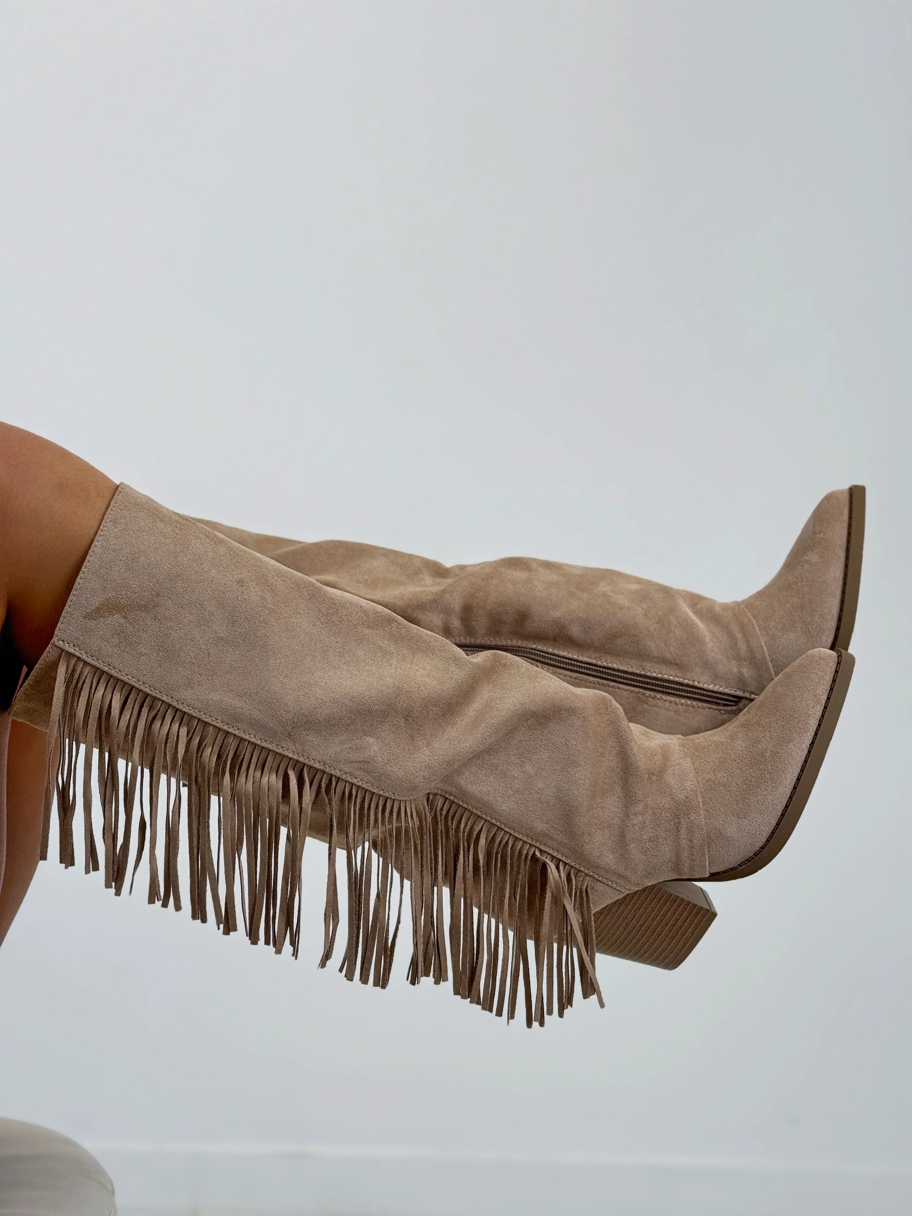 DAKOTA FRINGE BOOT (KHAKİ)