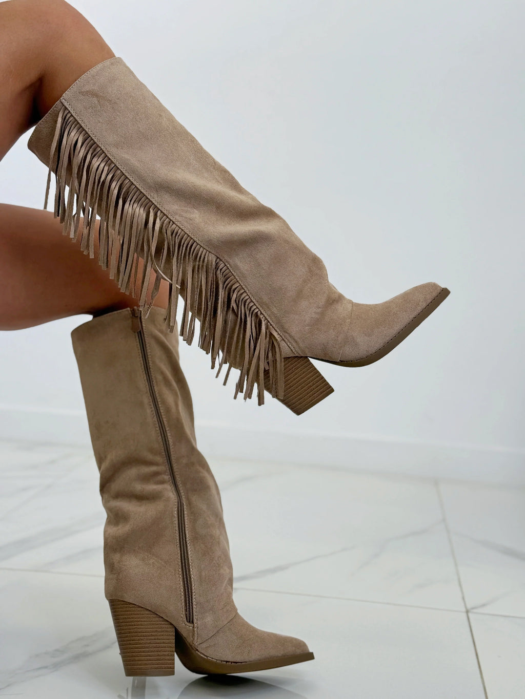 DAKOTA FRINGE BOOT (KHAKİ)