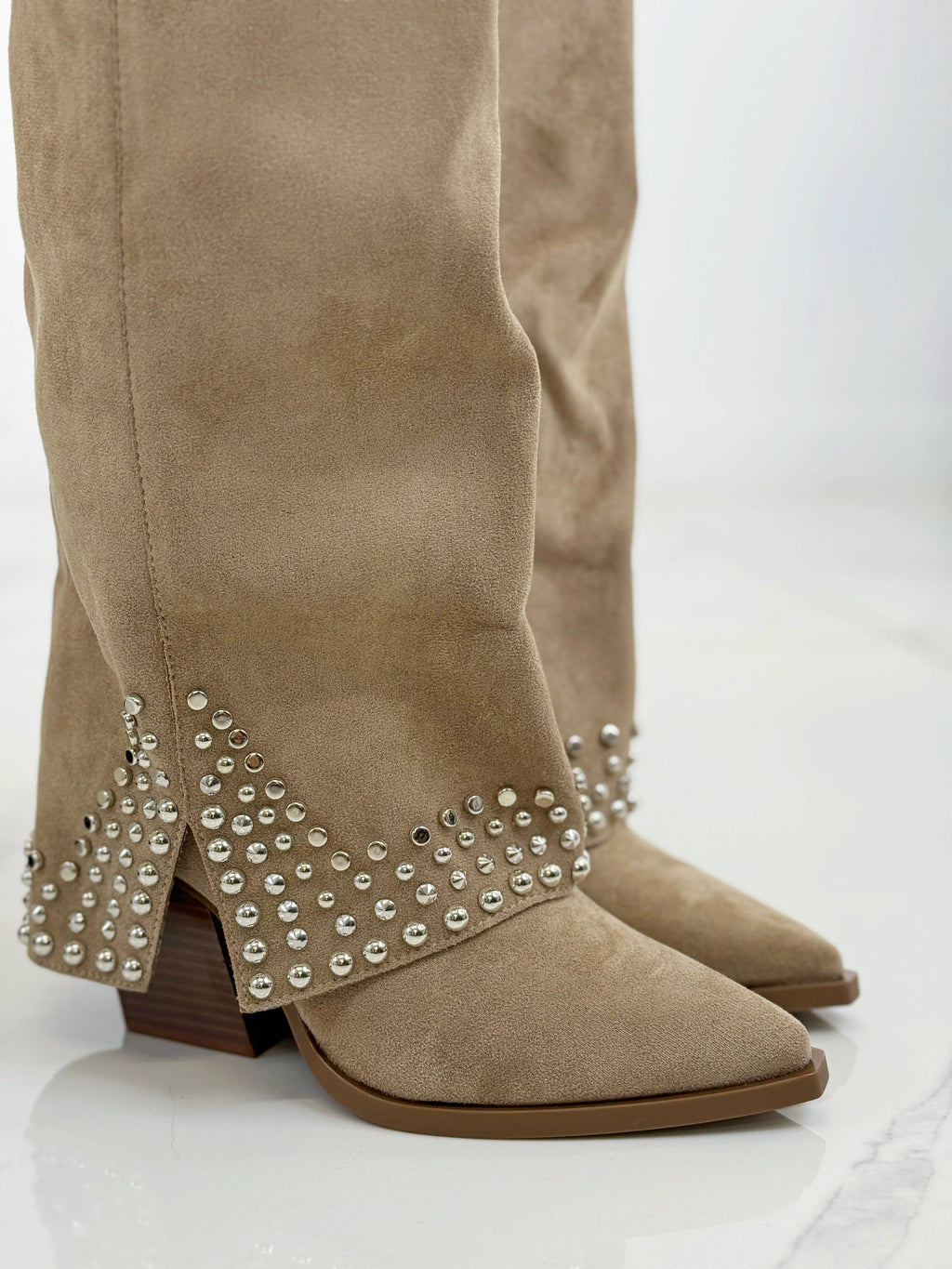 COWBOY BOOT WITH GAITER (KHAKI)